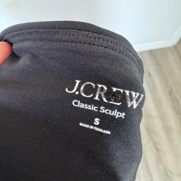 J.Crew Classic Sculpt Bandeau Bikini Top WMNS S Black Removable Straps and Pads - Picture 5 of 8